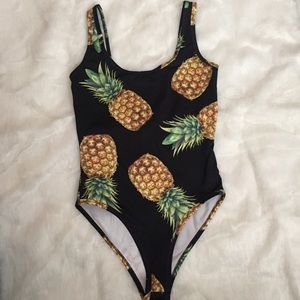 Party Like A Pineapple One Piece Swimsuit 👙